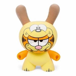 Garfield Dunny Kidrobot Vinyl Figure - Yellow & Orange Collectible